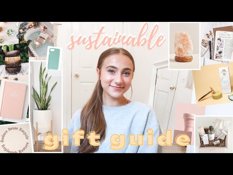 sustainable holiday gift guide (15+ eco-friendly gift ideas) - YouTube