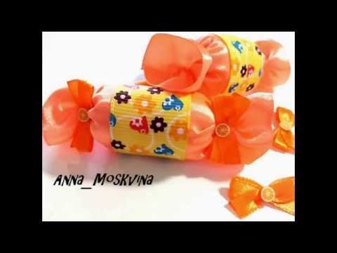 Заколка из репсовой ленты мастер класс видео Заколка из репсовой ленты мастер класс видео