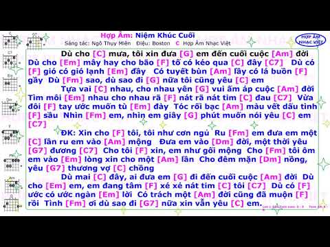 Hợp âm | Niệm Khúc Cuối | C | Hợp Âm Nhạc Việt