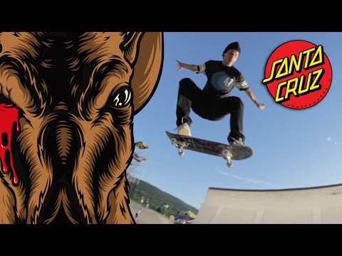 Tom Asta skates "The Lucky Shot" At Woodward