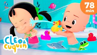 Bath Song with Cuquin and more Nursery Rhymes by Cleo and Cuquin | Children Song