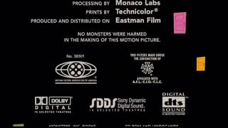 Closing To Monsters, Inc 2002 Dvd