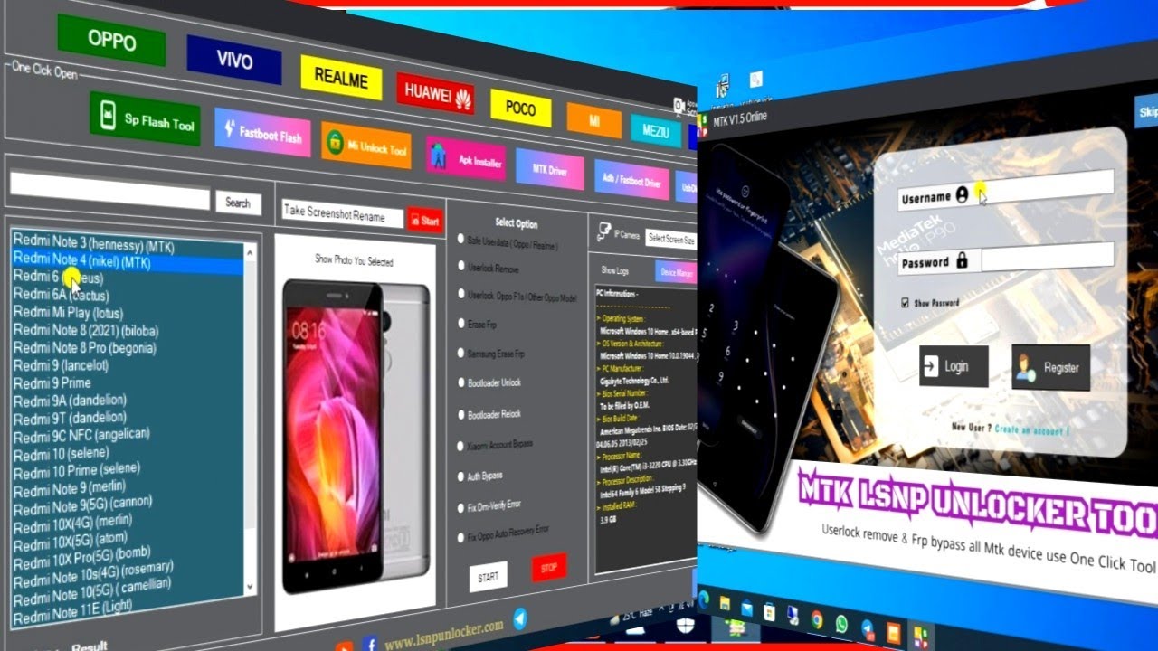 Lsnp Unlocker MTK Tool V1.5 User With All Functions Auth Lsnp Unlocker MTK Tool V1.5 User With All Functions Auth