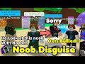Noob Disguise Trolling! Got Bullied - Bubble Gum Simulator Roblox