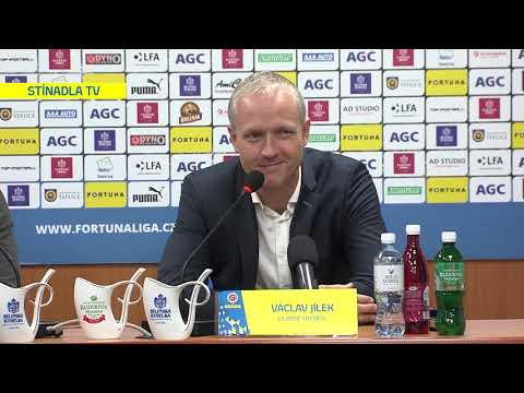 Tiskov konference hostujcho trenra po utkn Teplice - Sparta Praha (20.10.2019)
