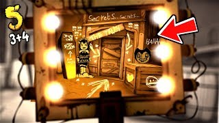 the SECRET ENDING told with BENDY CH5 SEEING TOOL! | Bendy and The Ink Machine Chapter 5 3+4 SECRETS
