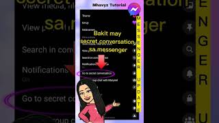 Kaya Pala May Secret Conversation Sa Messenger