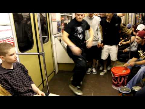 Jam in Kiev Subway after Burn Battle School! 2012