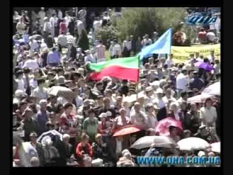18 May 09 Akmescit-Simferopol Crimean Tatars speech 1/2 18 May