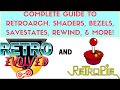 BEST TUTORIAL Guide to RetroArch for RetroPie and RetroEvolved - Shaders, Bezels & More!