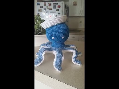 Схема вязания крючком осьминога амигуруми Схема вязания крючком осьминога амигуруми