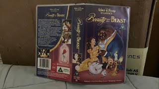 Opening & Closing To Beauty And The Beast 1991 Walt Disney Home Video Vhs United Kingdom 1993