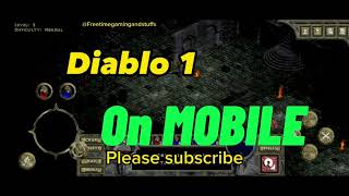 Diablo 1 On Mobile