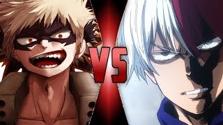 Bakugo vs Todoroki My Hero Academia ANIME RAP BATTLE!
