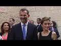Los Reyes visitan el Museo Picasso de Málaga