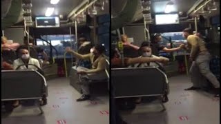 Metrobüste ‘bacak bacak üzerine attın’ kavgası #NTV #HABER