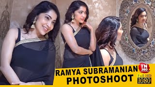 Ramya Subramanian Photoshoot Vj Ramya Photoshoot Ramya Subramanian Saree Hot Photoshoot Tn360