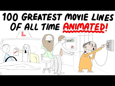 The 100 Greatest Movie Lines of All Time, Animated!