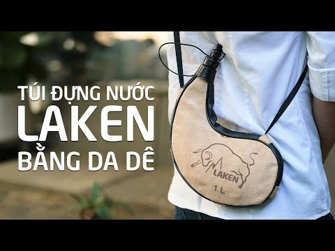 Túi đựng nước bằng da dê Laken