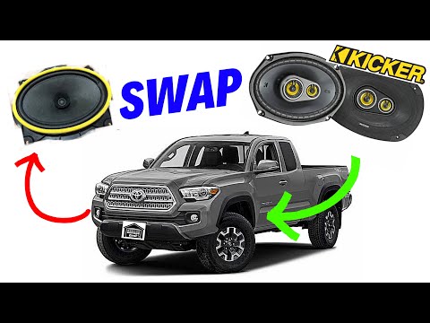 3RD GENERATION TACOMA FRONT DOOR SPEAKER INSTALL - Kicker Plug & Play Upgrade