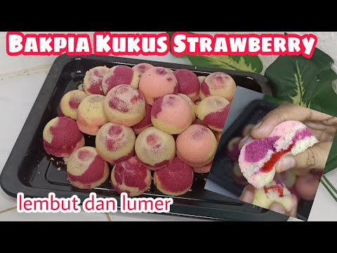 COBA JUALAN BAKPIA KUKUS STRAWBERRY BAHAN EKONOMIS DAPAT BANYAK || BISA JUALAN 1000AN UNTUNG BANYAK.