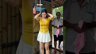 Village Girl Bathing In The Rain Relaxing Asmr Rain Sounds