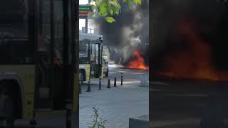 Bu Sabah Taksi Fena Şekilde Alev Aldı...... Araçlara Bakim Yapmayı Unutmayın Arkadaşlar