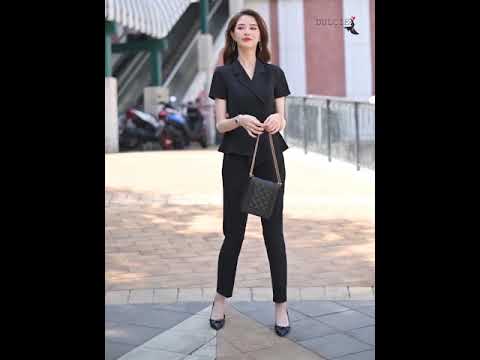 Set quần áo công sở nữ cực đẹp mùa Hè 2021