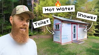 The Off-Grid Outhouse Tour With Shower, Sink, And Hot Water