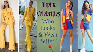 Filipina Celebrities Fashionwear. Who Looks And Wore It Better?