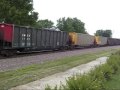 3 GEs Lead An Emptie Coal Train