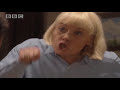 Pauline hits Arthur with a frying pan - EastEnders - BBC