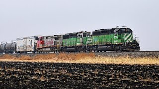 A Trio Of Clic Bn And Atsf Power Leads R Chi425 To Joslin And Back