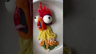 Making Heihei From Moana Out Of Food | Disney Uk