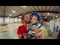 Dad Helps 2 Year Old Shred At Skatepark!
