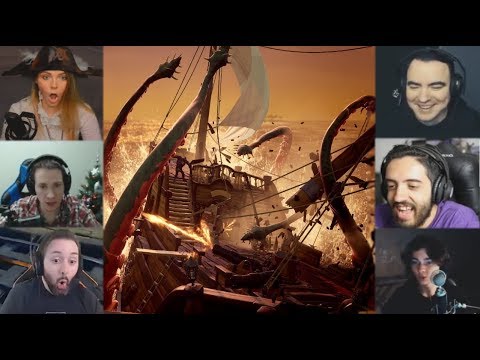 "Реакции Летсплейщиков" на Кракена из Sea of Thieves "Реакции Летсплейщиков" на Кракена из Sea of Thieves
