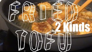 Atsuage Tofu 2 Ways Sweet Miso Glaze Crispy Karaage Style