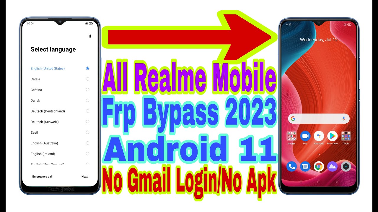 All Realme Android 11 Frp Bypass || New Trick 2023 || No All Realme Android 11 Frp Bypass || New Trick 2023 || No