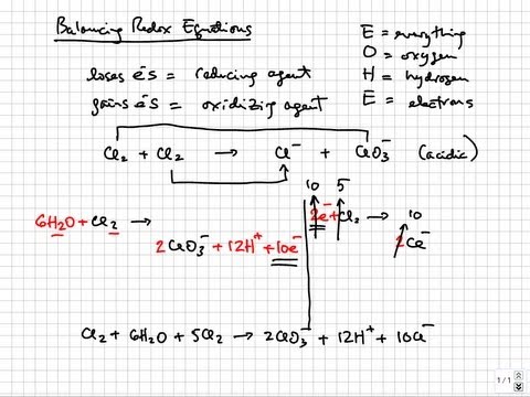 solution stoichiometry balancing redox equations stoichiometry chart method