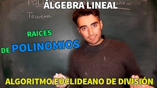 Polinomios Y Matrices 2: Raíces Y Algoritmo De División | Álgebra Lineal | Mr Planck