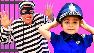 Настя Мия и Артем играют в Полицию. Все серии подряд | Сборник веселых историй