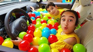 Kids car ball pool, Top havuzu yaptık, fun kid 