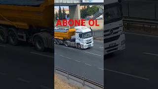 Mercedes Hafriyat Tır Önüne Çıkma