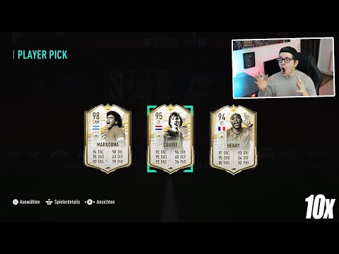 OMG! MEIN UND 10x PRIME OR MOMENTS ICON PLAYER PICK 🔥🔥 ICON PLAYER PICK PACK OPENING FIFA 21