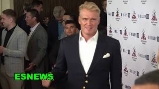 Ivan Drago Gives Sugar Ray Leonard A Bear Hug EsNews Boxing
