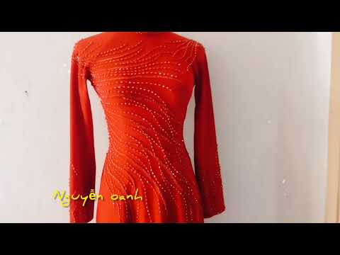 Mẫu áo dài cưới dành cho cô dâu thích sự đơn giản và sang trọng
