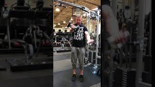Single Arm Dumbbell Static Hold With Cable Low To High