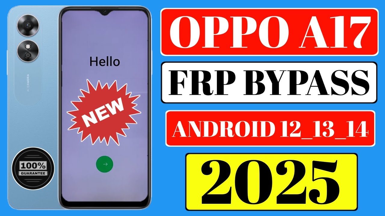 Oppo A17 Frp Bypass | New Method 2025 | Android 12/13 | Oppo A17 Frp Bypass | New Method 2025 | Android 12/13 |