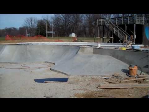 Construction Update #5: Veterans Skatepark 1/8/12 - Woodbridge, VA - Thunderwood