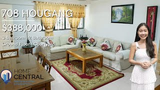 Generously-Sized Elevated Ground Floor Unit With Courtyard For $388K | Singapore Property Home Tour